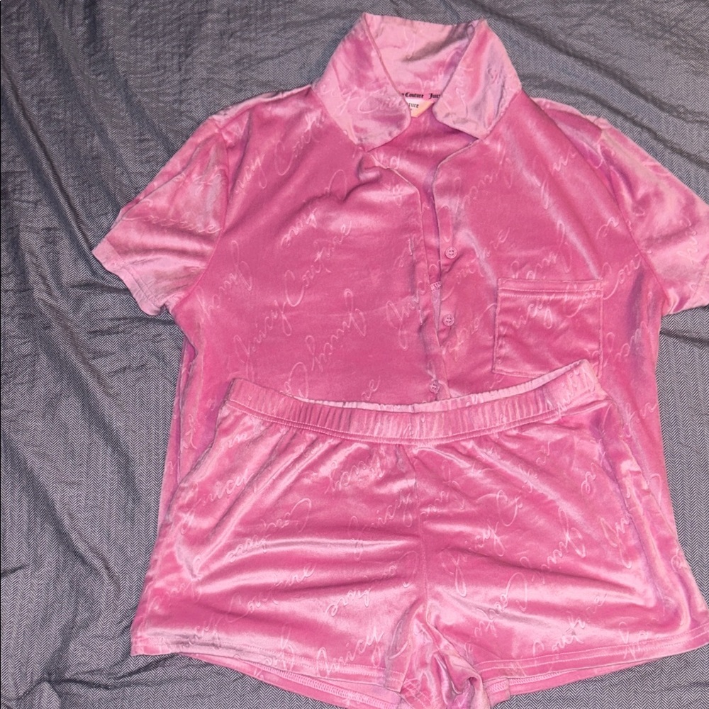 Pink Juicy Couture Pj set